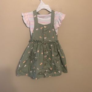 Overall dress and Undershirt